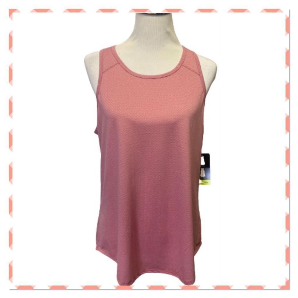 Athletic Works Size L Antique Rose Textured Tank